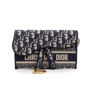CHRISTIAN DIOR
Oblique Slim Saddle Belt Pouch w/ Box & Dust Bag